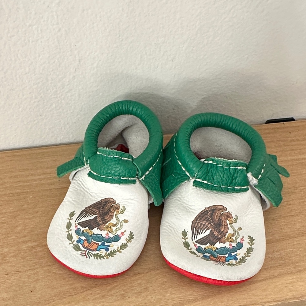 Freshly Picked Mexican Flag moccasins